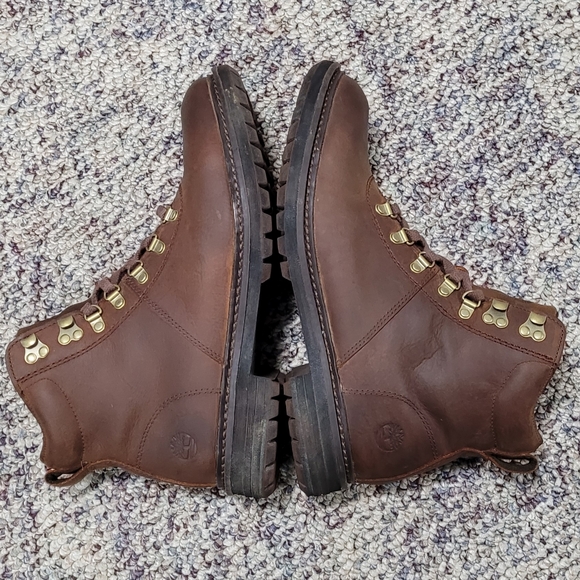 Timberland Logan Bay Alpine Hiking Boot, 10.5, Brown Leather - Picture 5 of 16